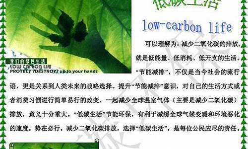低碳环保作文600字左右怎么写好_低碳环