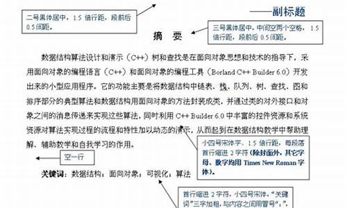 论文书写格式图片_论文书写格式