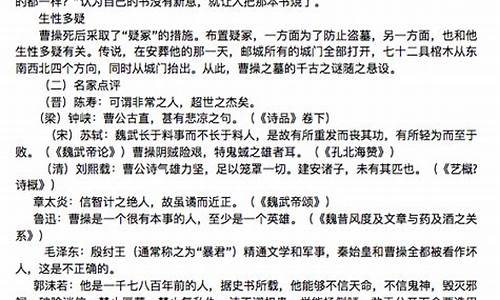 曹操作文500字说明文_曹操作文500字说明文怎么写