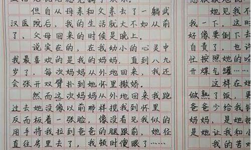 母爱的作文500字5年级